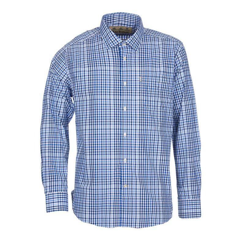 Barbour Holker Shirt - Blue - William Powell