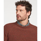 Barbour Horseford Crew Neck Mens Jumper - Cinnamon - William Powell