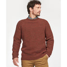 Barbour Horseford Crew Neck Mens Jumper - Cinnamon - William Powell