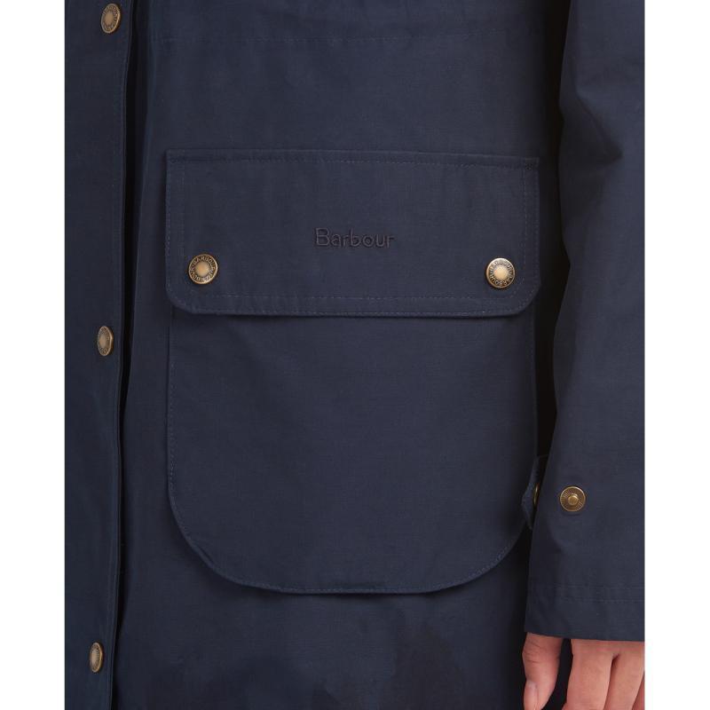 Barbour Idris Ladies Waterproof Jacket - Navy - William Powell