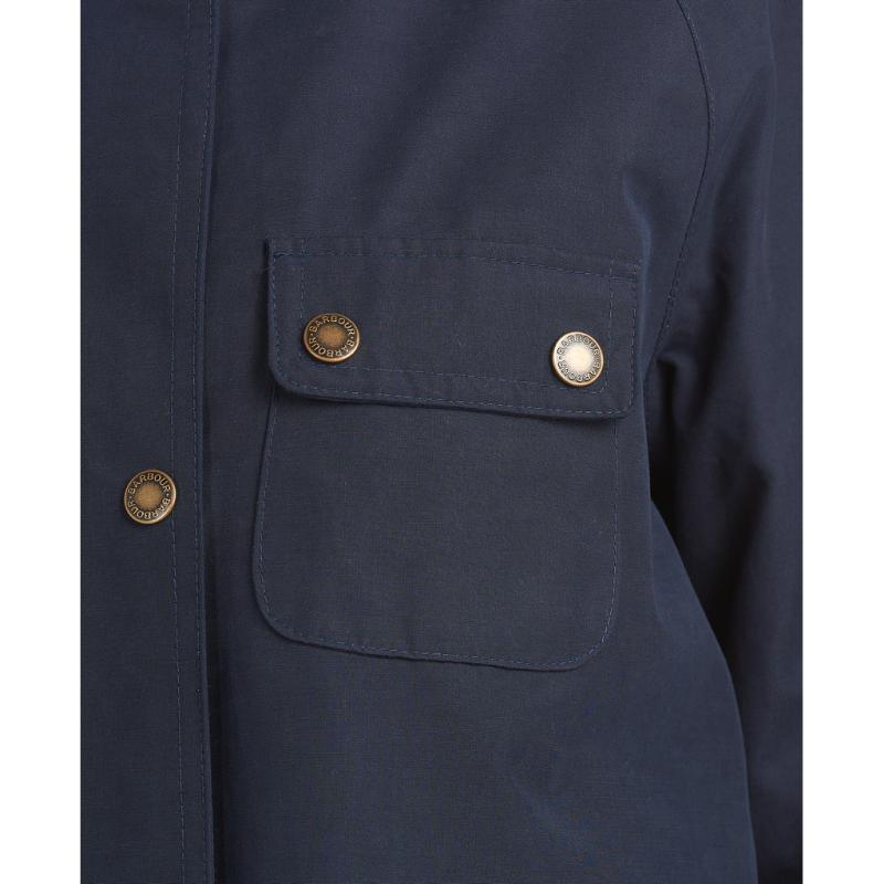 Barbour Idris Ladies Waterproof Jacket - Navy - William Powell