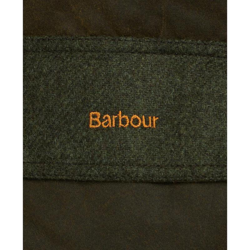 Barbour Keiss Ladies Wax Jacket - Olive/Natural - William Powell