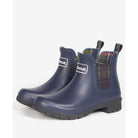 Barbour Kingham Ladies Ankle Wellington Boot - Navy - William Powell