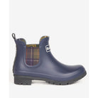 Barbour Kingham Ladies Ankle Wellington Boot - Navy - William Powell