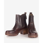 Barbour Kirk Ladies Heeled Chelsea Boot - Brown - William Powell