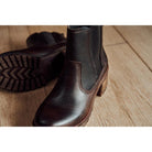 Barbour Kirk Ladies Heeled Chelsea Boot - Brown - William Powell