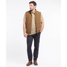 Barbour Kurt Mens Quilted Gilet - Dark Sand - William Powell