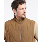 Barbour Kurt Mens Quilted Gilet - Dark Sand - William Powell