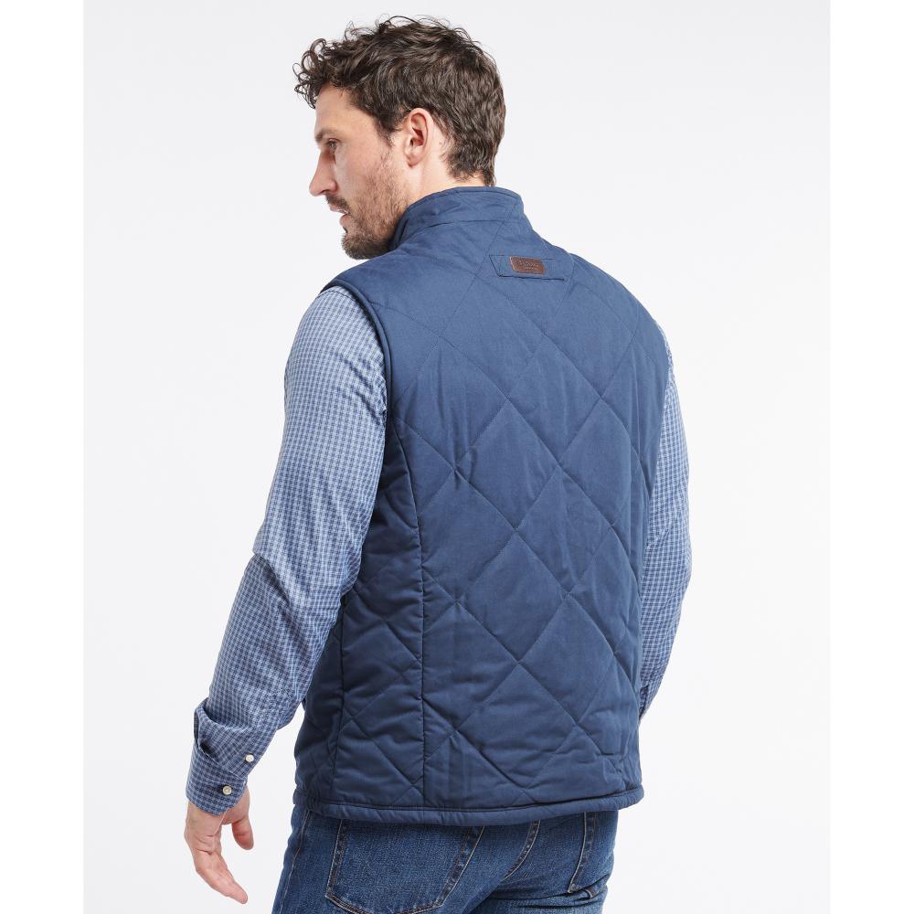 Barbour Kurt Mens Quilted Gilet - Navy - William Powell