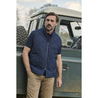 Barbour Kurt Mens Quilted Gilet - Navy - William Powell