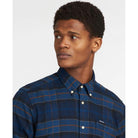 Barbour Kyeloch Mens Tailored Shirt - Midnight Tartan - William Powell