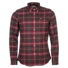 Barbour Kyeloch Mens Tailored Shirt - Winter Red Tartan - William Powell