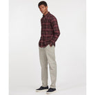 Barbour Kyeloch Mens Tailored Shirt - Winter Red Tartan - William Powell