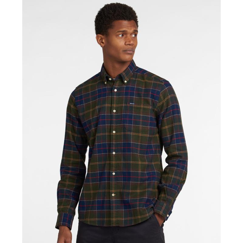 Barbour Kyeloch Tailored Mens Shirt - Classic Tartan - William Powell