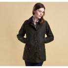 Barbour Ladies Acorn Wax Jacket - Olive - William Powell