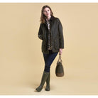 Barbour Ladies Acorn Wax Jacket - Olive - William Powell