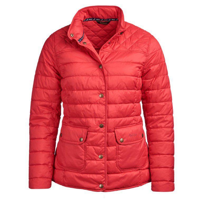 Barbour Ladies Coledale Quilted Jacket - Pomegranate - William Powell