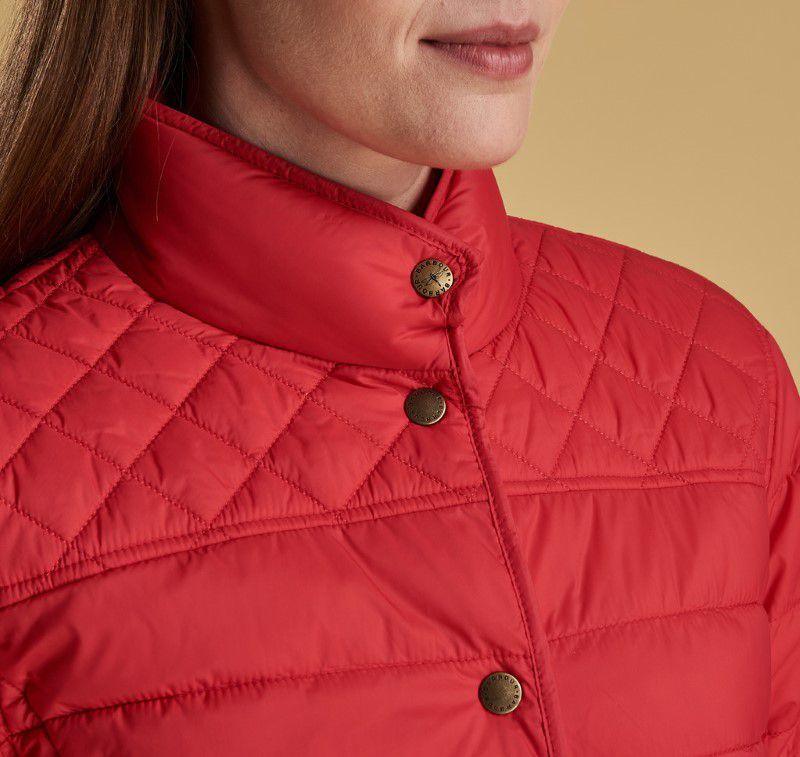 Barbour Ladies Coledale Quilted Jacket - Pomegranate - William Powell