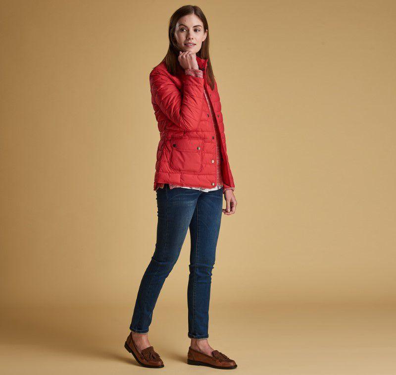 Barbour Ladies Coledale Quilted Jacket - Pomegranate - William Powell