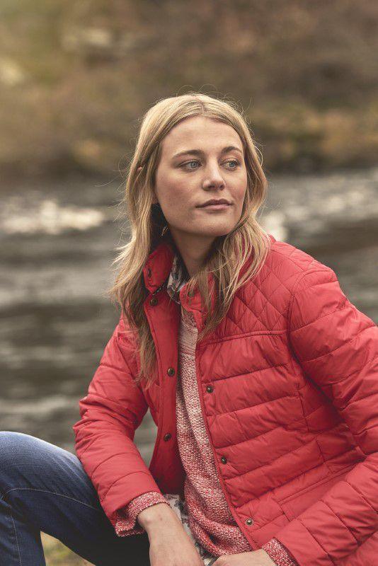 Barbour Ladies Coledale Quilted Jacket - Pomegranate - William Powell