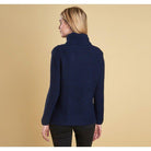 Barbour Ladies Court Roll Collar - Navy - William Powell