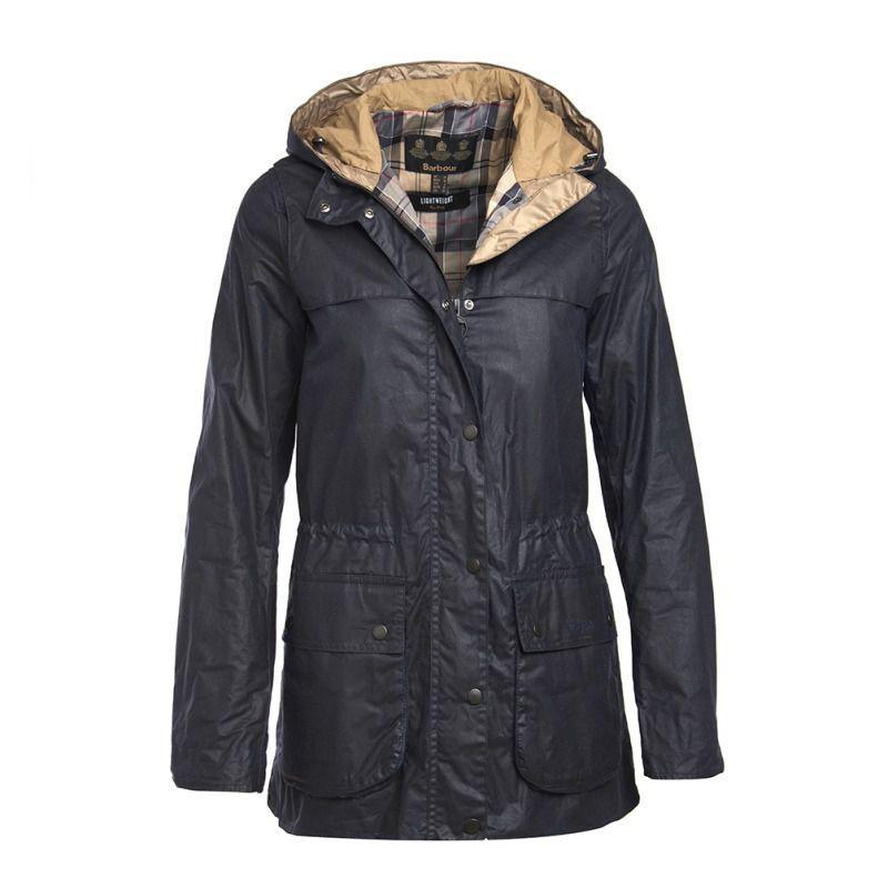 Barbour Ladies Lightweight 4oz Wax Durham Jacket - Royal Navy - William Powell