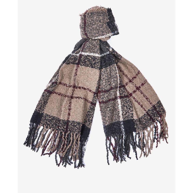 Barbour Ladies Tartan Boucle Scarf - Winter Dress - William Powell