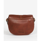 Barbour Laire Ladies Leather Saddle Bag - Brown - William Powell