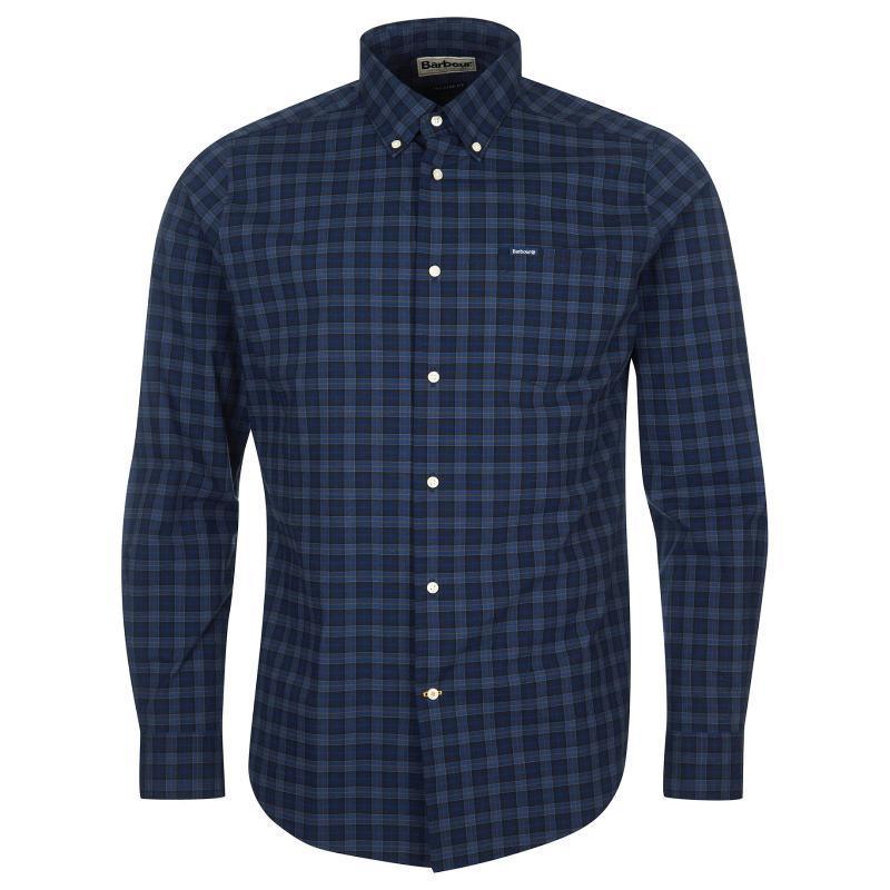 Barbour Lomond Tailored Mens Shirt - Midnight Tartan - William Powell