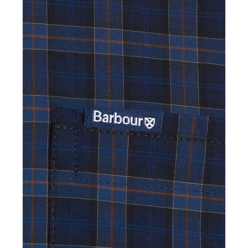 Barbour Lomond Tailored Mens Shirt - Midnight Tartan - William Powell