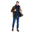 Barbour Lorton Waterproof Mens Jacket - Dark Sand - William Powell