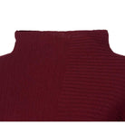 Barbour Lossie Ladies Funnel Neck Knit - Garnet - William Powell