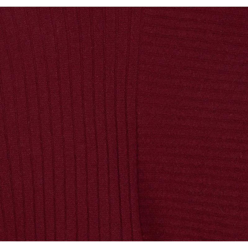 Barbour Lossie Ladies Funnel Neck Knit - Garnet - William Powell