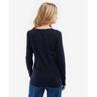 Barbour Lossie Ladies Long Sleeve Tee - Navy - William Powell