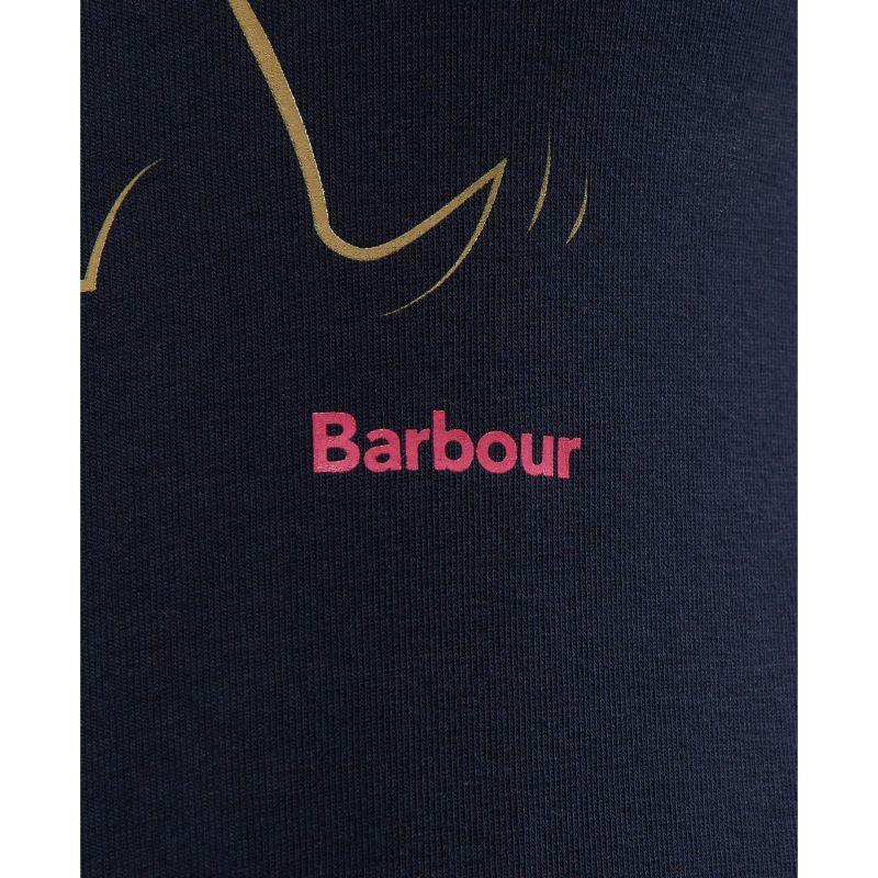 Barbour Lossie Ladies Long Sleeve Tee - Navy - William Powell