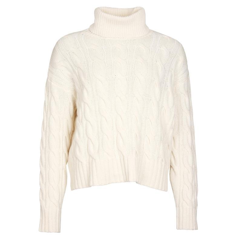 Barbour Lovell Ladies Knit - Cream - William Powell