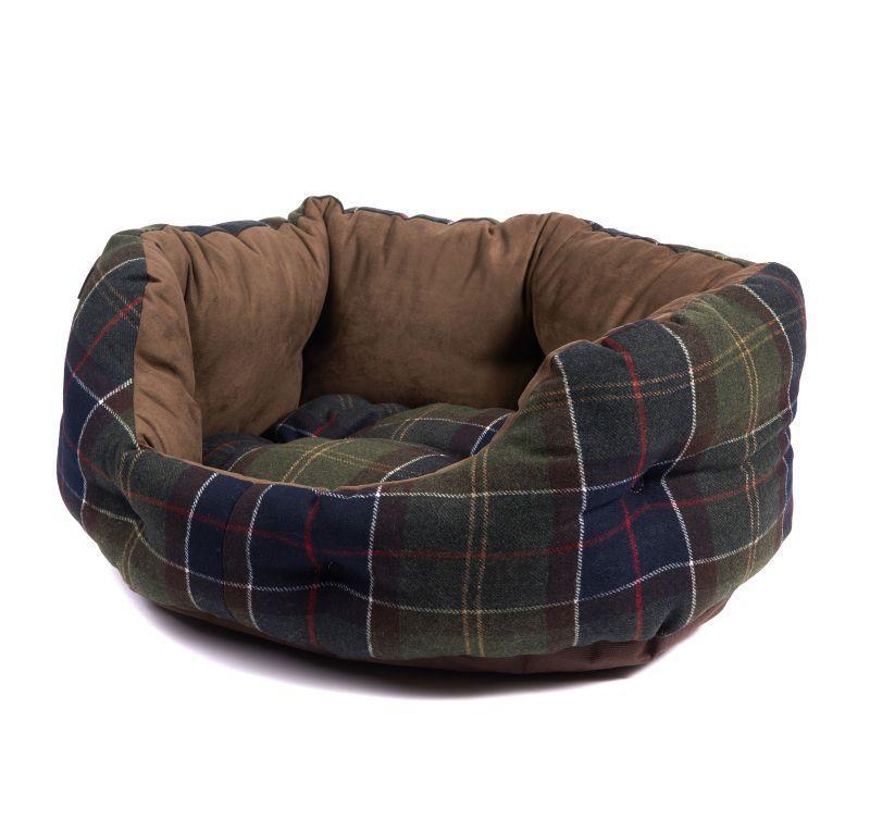 Barbour Luxury Dog Bed 24"- Classic Tartan - William Powell