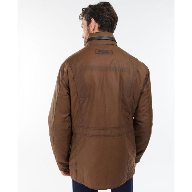 Barbour Malcolm Mens Wax Jacket - Brown - William Powell