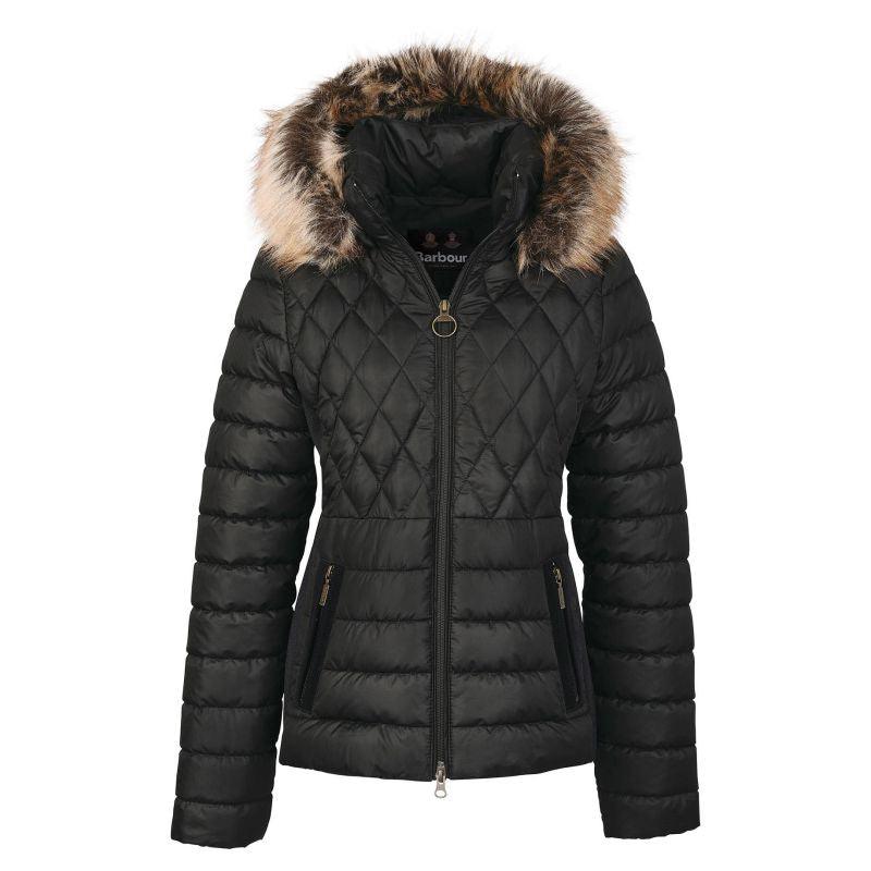 Barbour Mallow Ladies Quilted Jacket - Black - William Powell