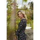 Barbour Marlowe Ladies Dress - Navy Print - William Powell