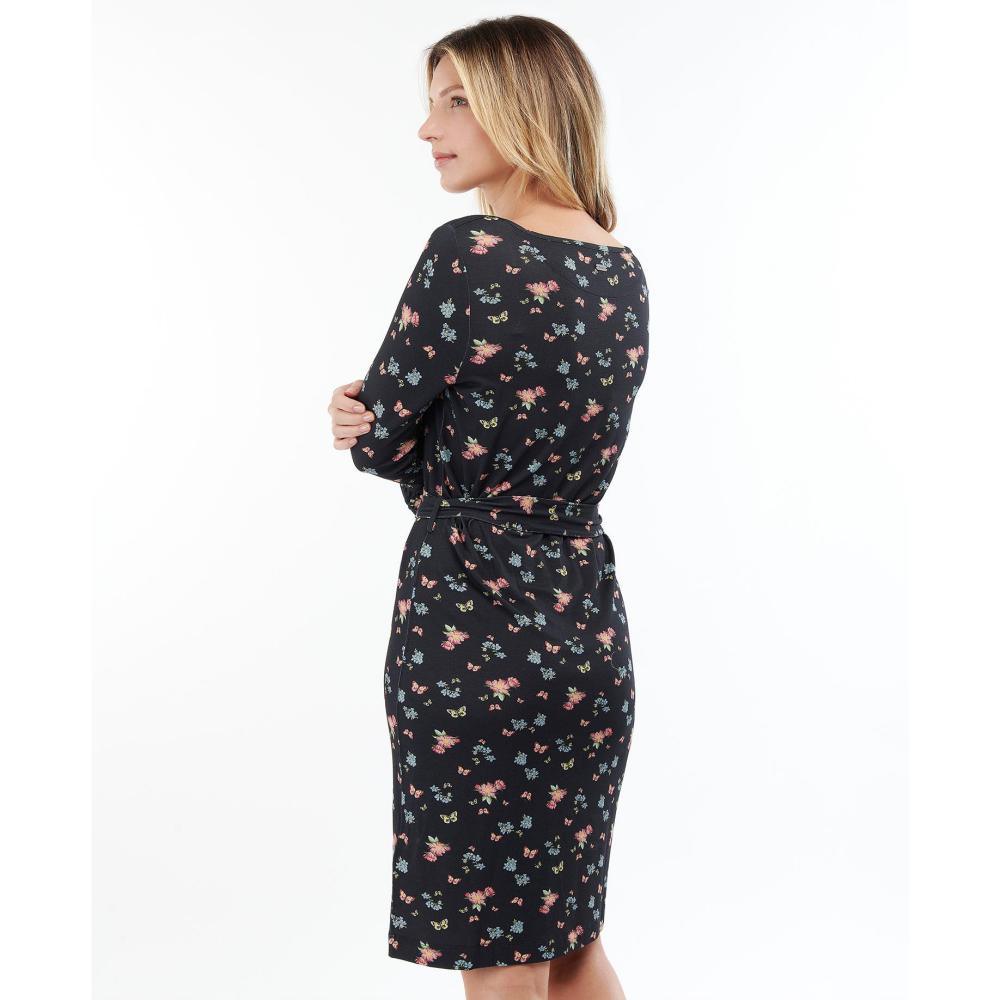 Barbour Marlowe Ladies Dress - Navy Print - William Powell