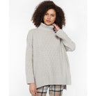 Barbour Maybury Ladies Cape - Pale Grey Marl - William Powell