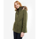 Barbour Meadow Ladies Waterproof Jacket - Olive/Classic - William Powell