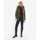 Barbour Meadow Ladies Waterproof Jacket - Olive/Classic - William Powell