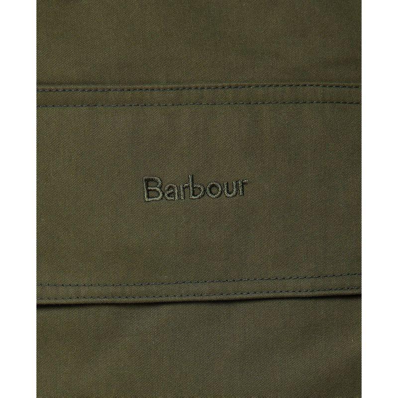 Barbour Meadow Ladies Waterproof Jacket - Olive/Classic - William Powell