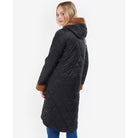 Barbour Mickley Ladies Quilted Coat - Black/Ancient - William Powell