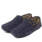 Barbour Monty Mens Slipper - Navy Suede - William Powell