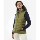 Barbour Morwick Ladies Quilted Gilet - Dark Moss - William Powell