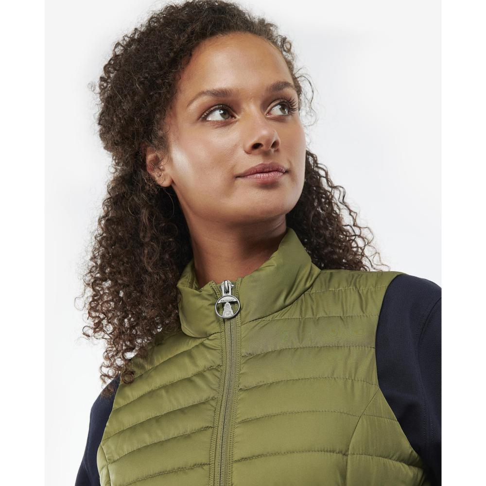 Barbour Morwick Ladies Quilted Gilet - Dark Moss - William Powell