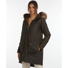 Barbour Mull Ladies Wax Jacket - Olive/Classic - William Powell